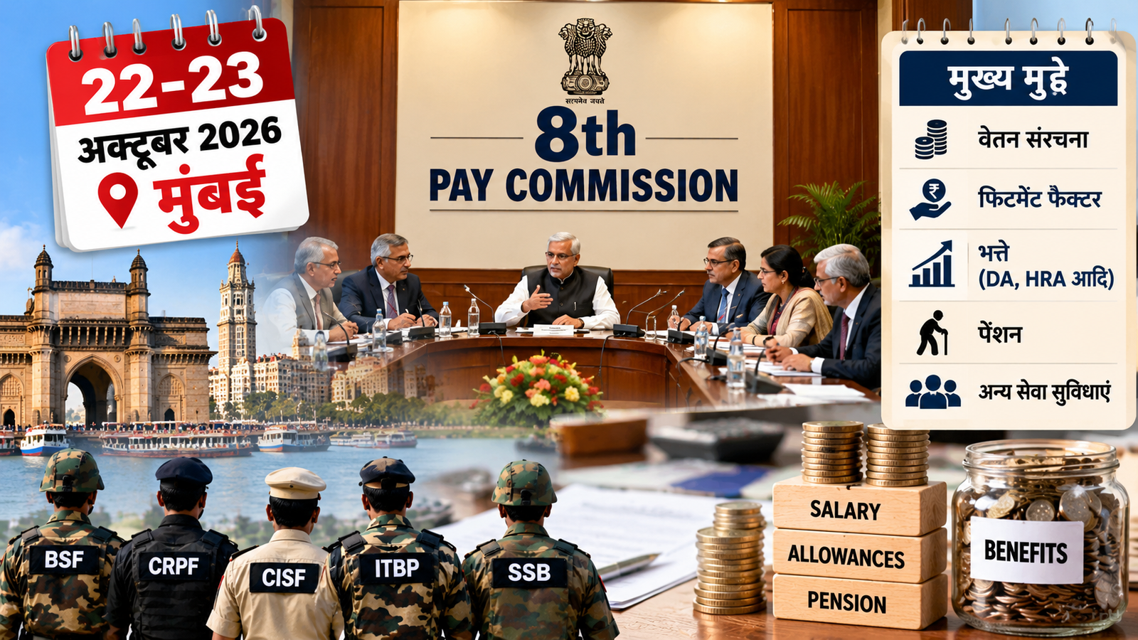 8th Pay Commission Latest News